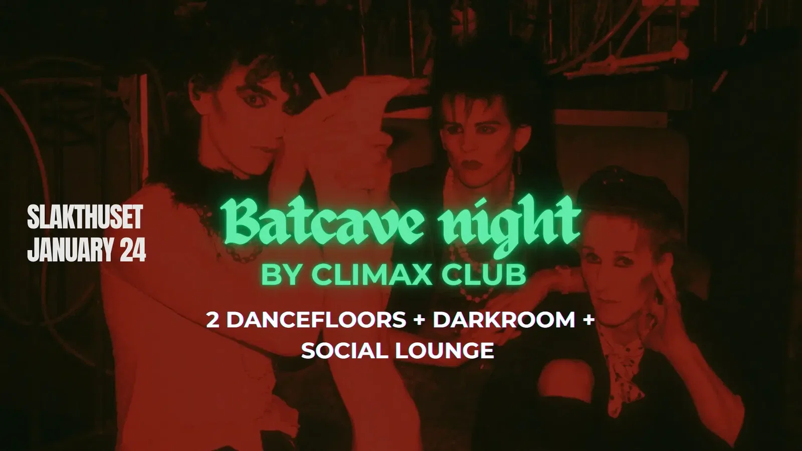 Batcave night in Stockholm